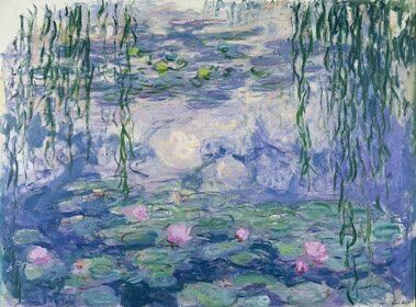 Claude Monet (1840-1926), Nymphéas, vers 1916-1919. Huile sur toile, 150x197 cm. Paris, musée Marmottan Monet, legs Michel Monet, 1966. © Musée Marmottan Monet, Paris / Bridgeman Images