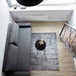 sofa in living room