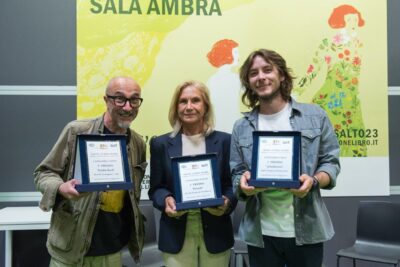 Da sin., Marcello Parmeggiani, Carla Perrotti e Matteo Rizzi. © Gisella Motta