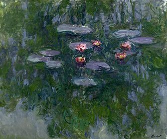Claude Monet (1840-1926), Nenúfares, hacia 1916-1919. Óleo sobre lienzo, 130x152 cm. París, Musée Marmottan Monet, legado Michel Monet, 1966. Inv. 5098. © Musée Marmottan Monet, Paris