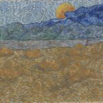 Vincent Van GoghPaesaggio con covoni e luna nascente1889Olio su tela, cm 72x91,3© Kröller-Müller Museum, Otterlo, The Netherlands