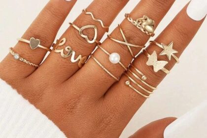 shein-Anello-anelli-donna-perle-finte-cuore