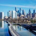 Skyline from South Street Bridge. Photo Credits Kyle