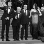 Leonardo DiCaprio, Robert De Niro, Martin Scorsese e Cara Jade Myers - ph Luigi de Pompeis